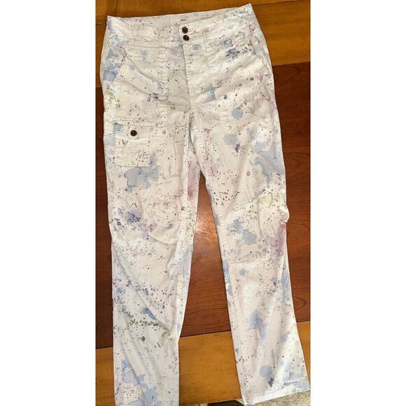Anthropologie Wanderer Watercolor Cargo Pants Sz 25 - Picture 8 of 8
